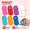 4E's Novelty 48 Pcs Classroom Valentines Cards with 96 Shoe Charms, Valentines Gifts for Kids School Valentines Classroom Exchange and Party Favors, Fun shoe charms Valentine Cards Theme Designs